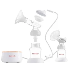 Bröstpump NENO Bella Twin Moon, dubbel, elektrisk, vit
