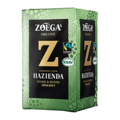 Bryggkaffe Zoégas Hazienda Ekologiskt, mörkrost, 450 g