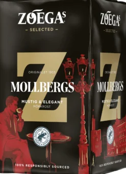 Bryggkaffe Zogas Mollbergs Blandning, mörkrost, 450 g
