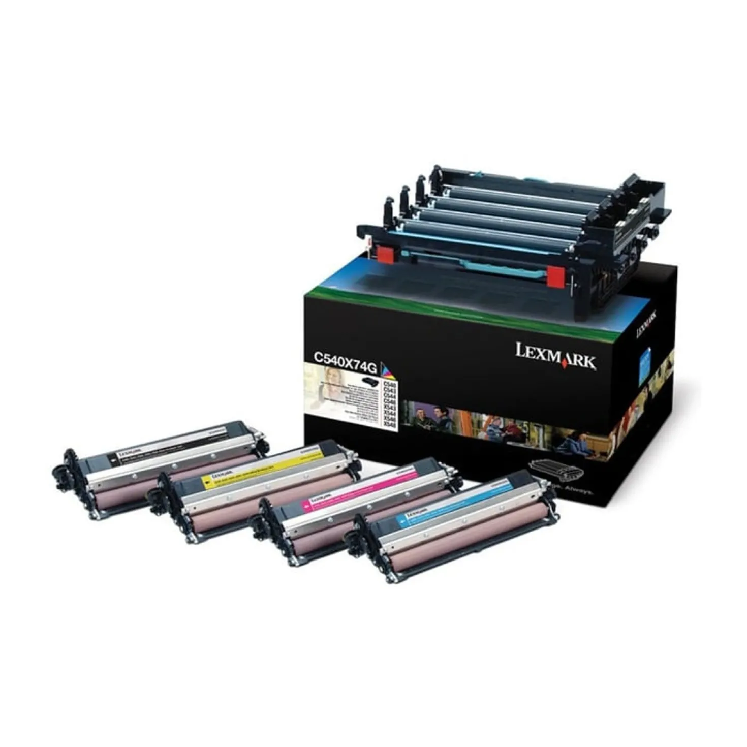 C540/C543/C544 black and colour imaging kit (drum) 30K