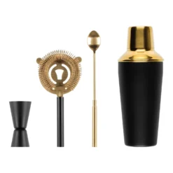 Cocktailset MAKU 4 delar, rostfritt stål, 750 ml shaker