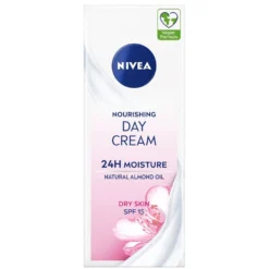 Dagkräm Nivea Nourishing Day Cream SPF15, torr hud, 50 ml