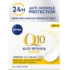 Dagkräm Nivea Visage Anti-Wrinkle Q10 Plus Day Care, SPF 15, 50 ml