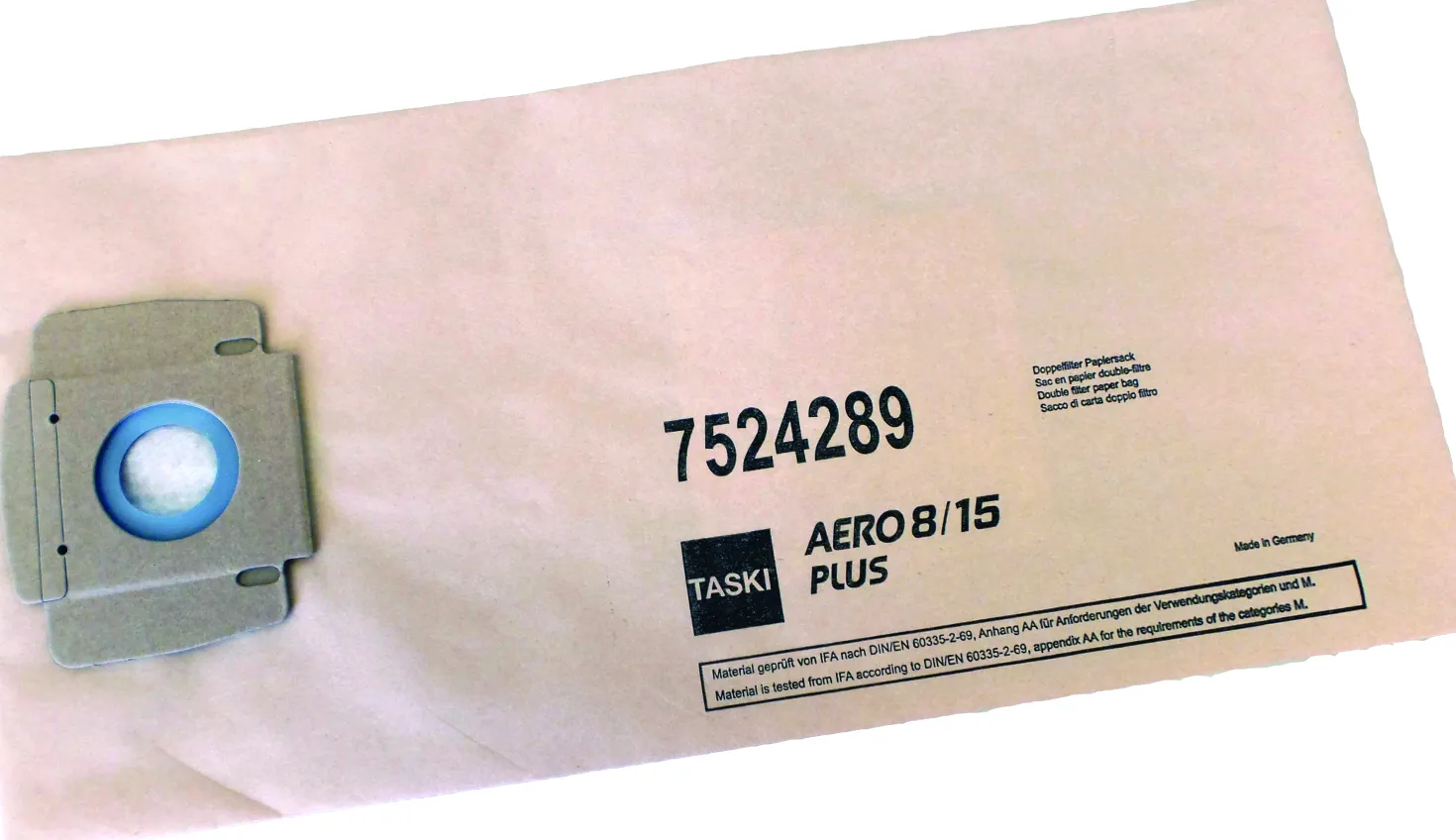 Dammpåse Hygienteknik Taski Aero 8/15, papper, 10 st