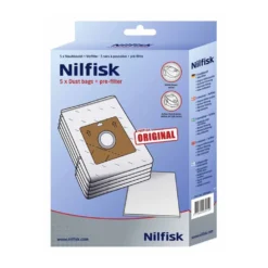 Dammsugarpåsar Nilfisk Power Eco, 5 st