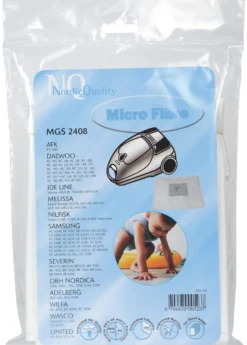 Dammsugarpåsar Nordicquality MGS 2408, 5 st