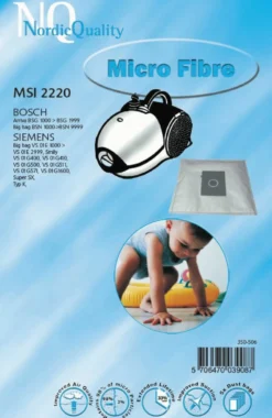 Dammsugarpåsar Nordicquality MSI 2220, 5 st
