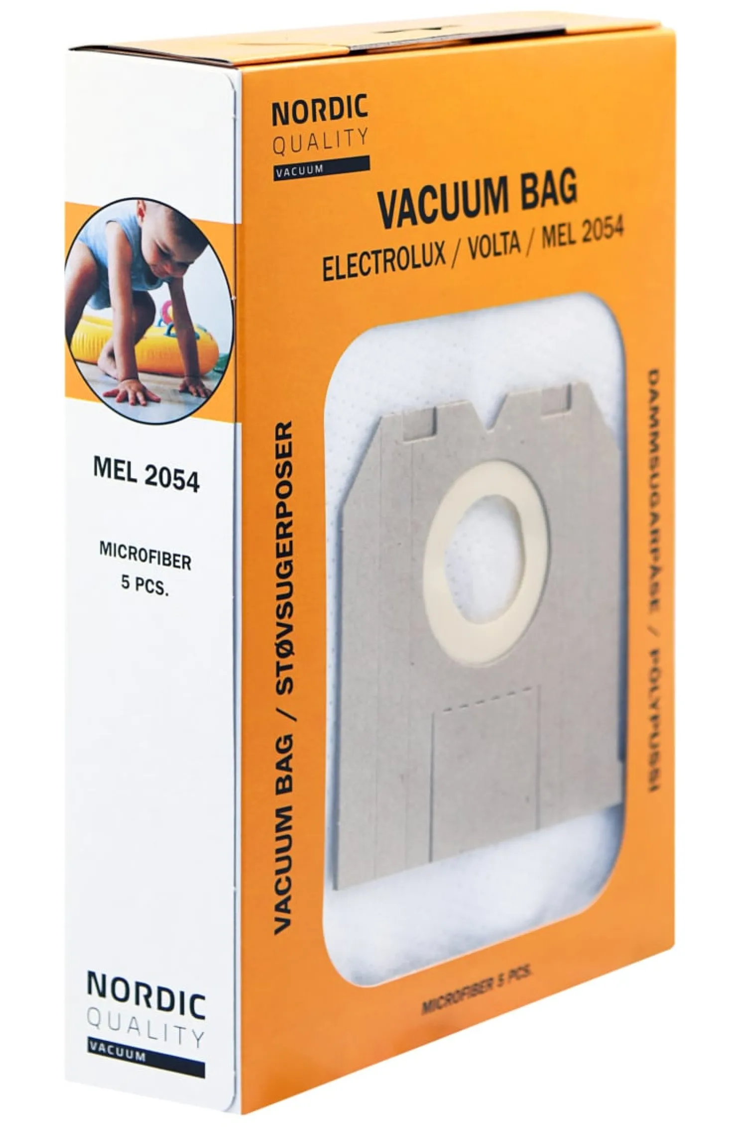 Dammsugarpåsar Nordicquality MEL 2054, 5 st