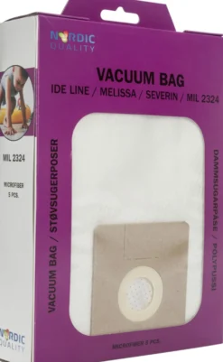 Dammsugarpåsar Nordicquality MIL 2324, 5 st
