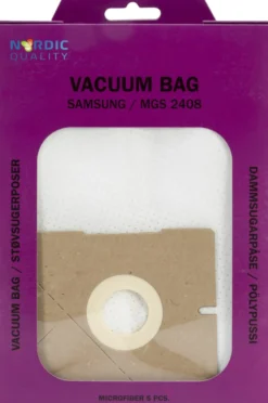 Dammsugarpåsar Nordicquality MGS 2408, 5 st