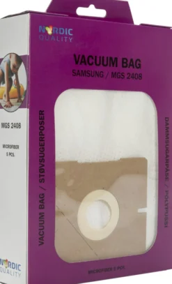 Dammsugarpåsar Nordicquality MGS 2408, 5 st
