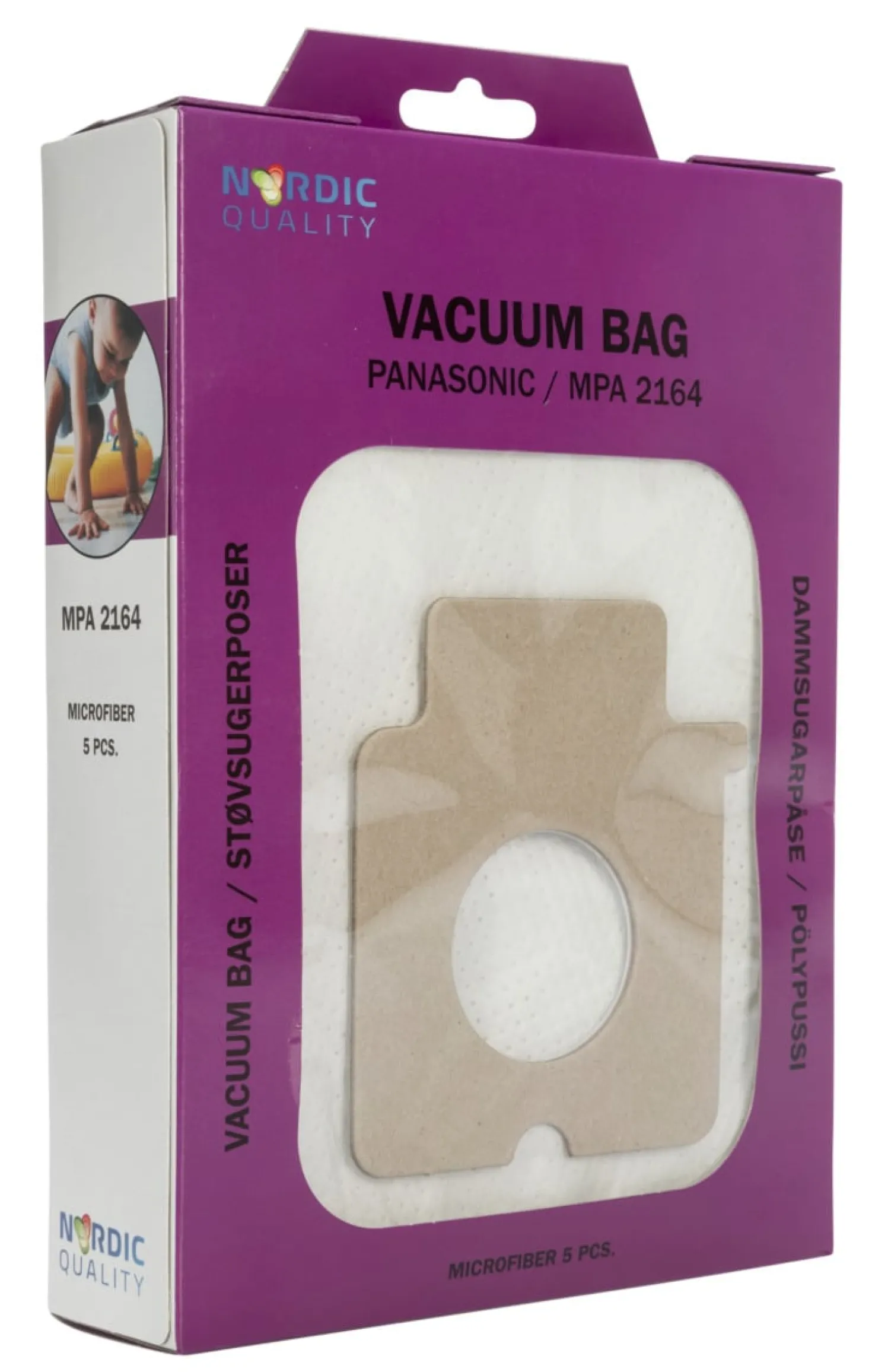 Dammsugarpåsar Nordicquality MPA 2164, 5 st