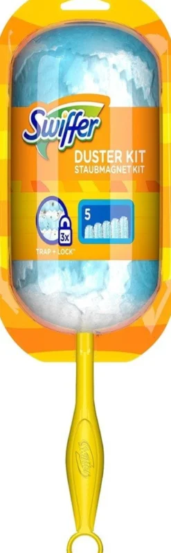 Dammvippa Swiffer+ med handtag, 5 refiller