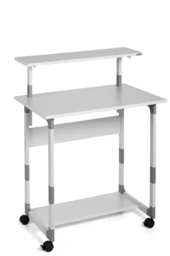 Datorbord Durable SYSTEM 80 VH, hjulförsett, två hyllplan
