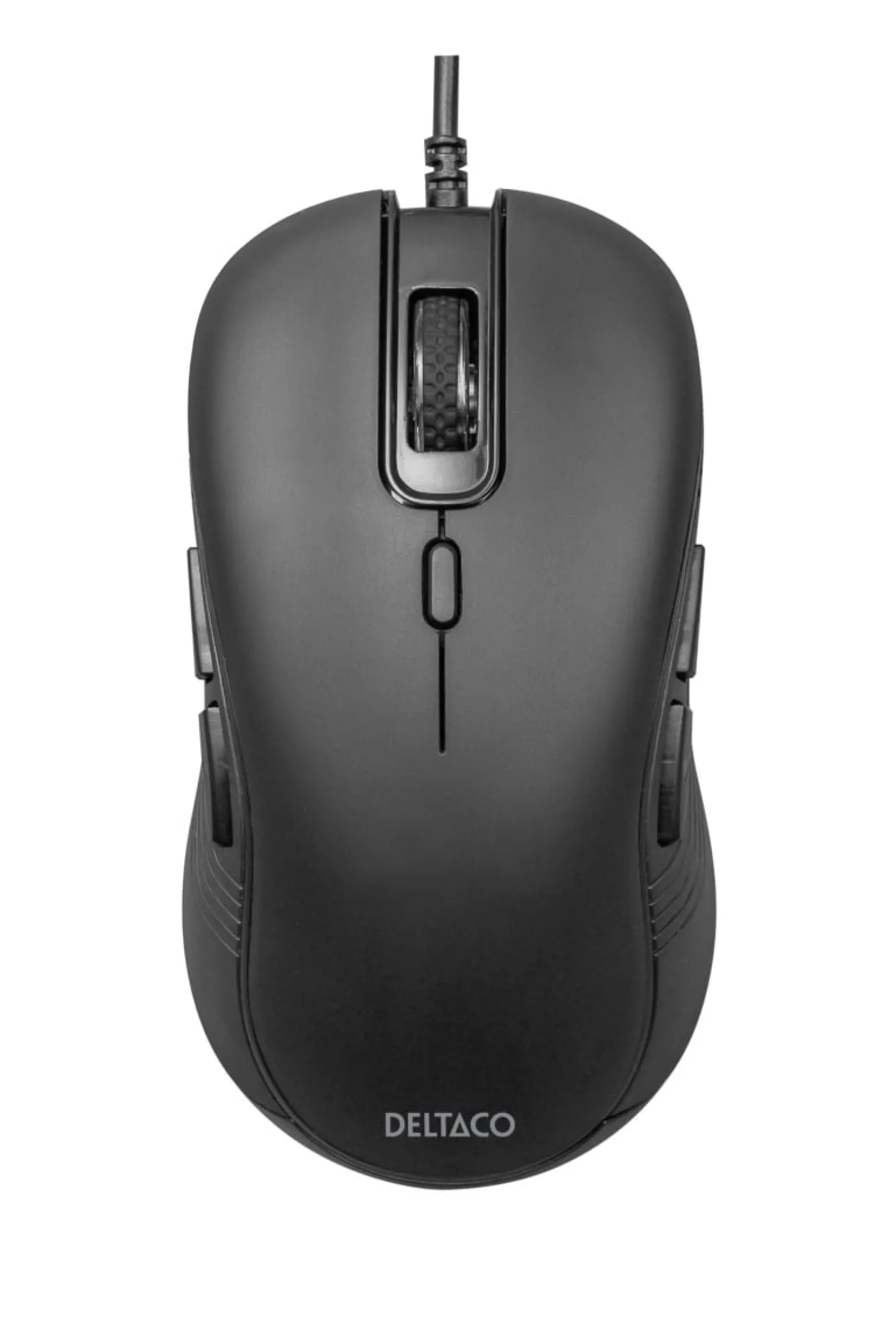 Datormus Deltaco KAB-MS-810 Tyst Ambidextrous, 6 knappar, 6400 DPI