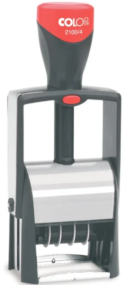 Datumstämpel Colop S2100/4 Stativ, metallbas, 4 mm