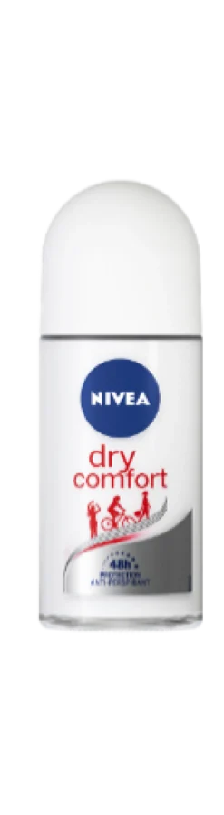 Deodorant Nivea Dry Comfort Roll-On Mini, alkoholfri, 25 ml