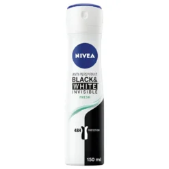 Deodorant Spray Nivea Black&White Invisible, 150 ml