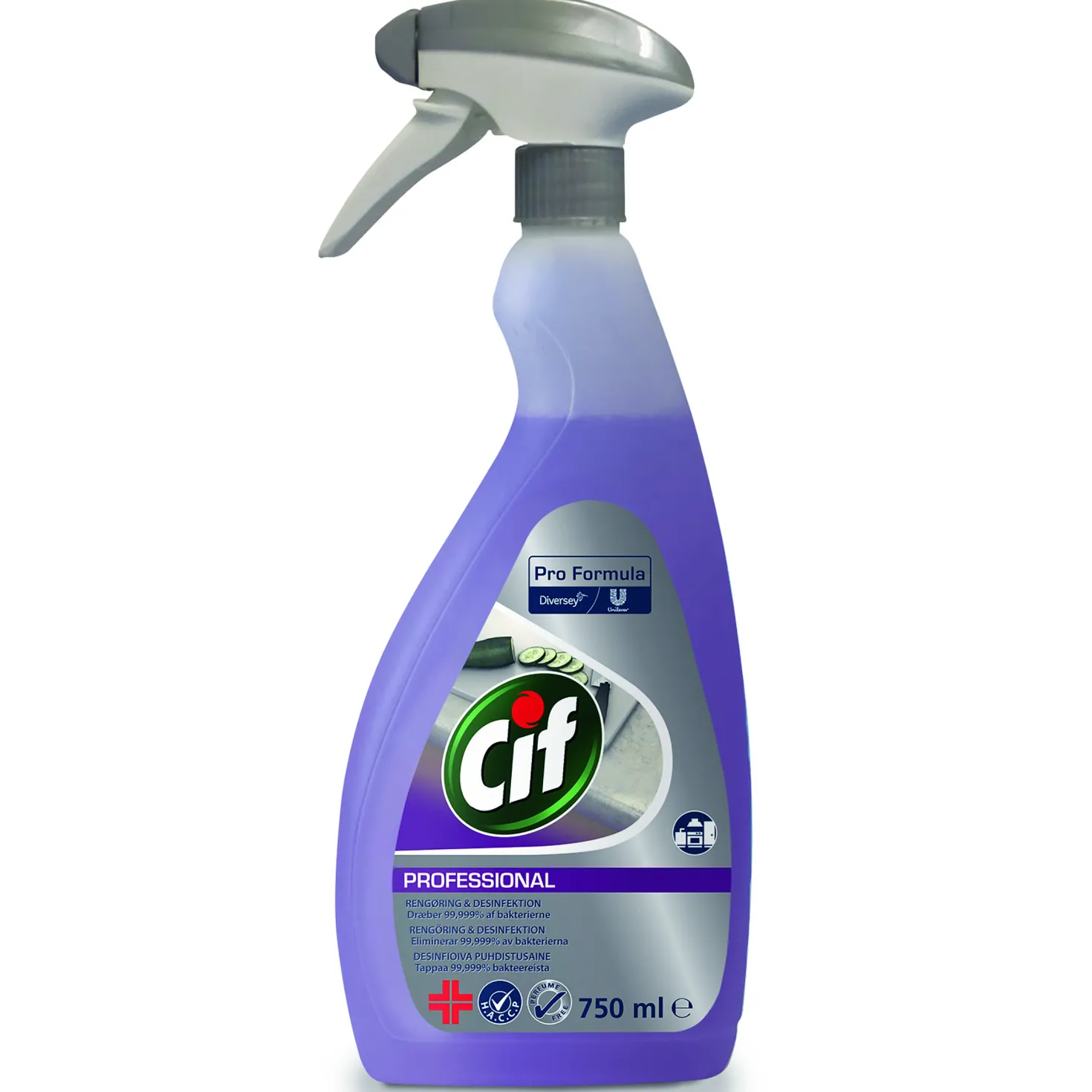 Desinfektionsmedel Cif Allrent Desinfektion, parfymfri, 750 ml