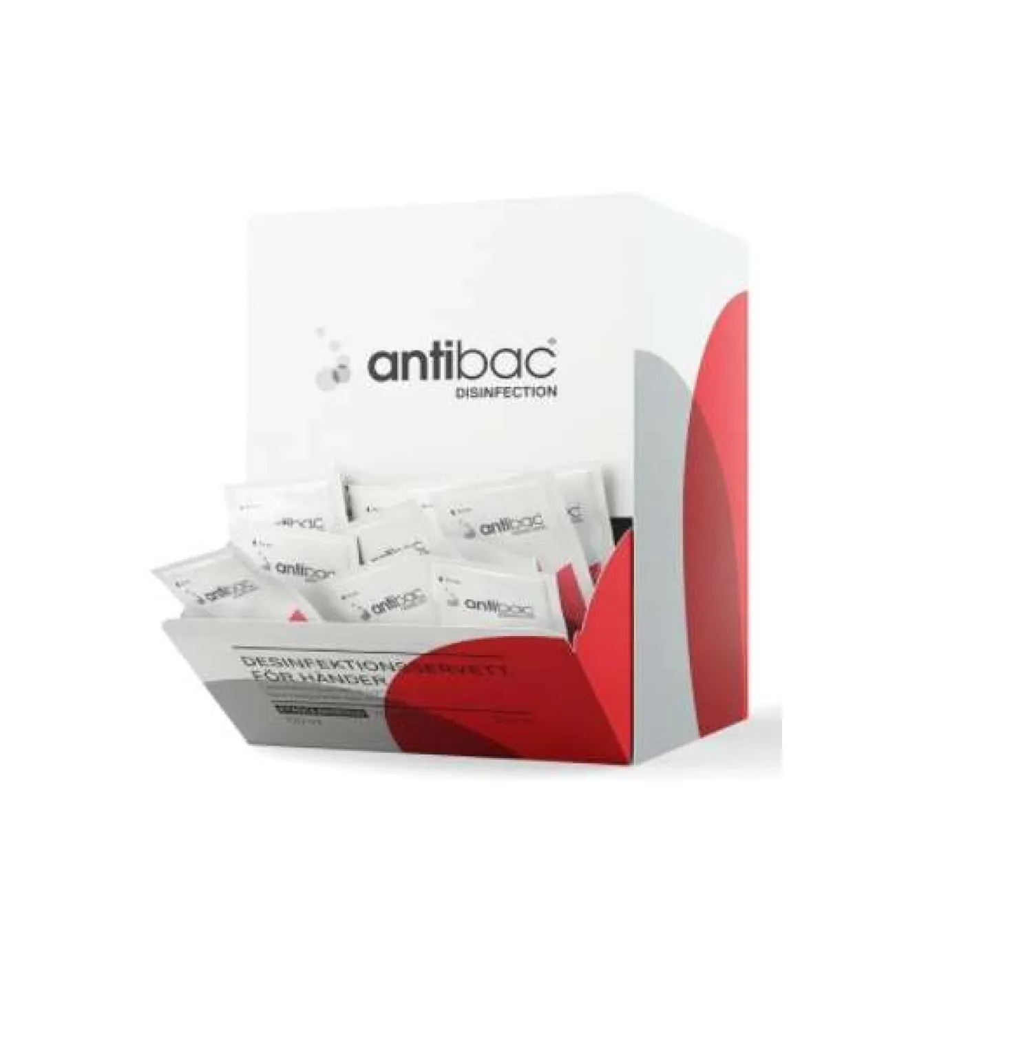 Desinfektionsservett Antibac Hand, 75-85% etanol, 250 st