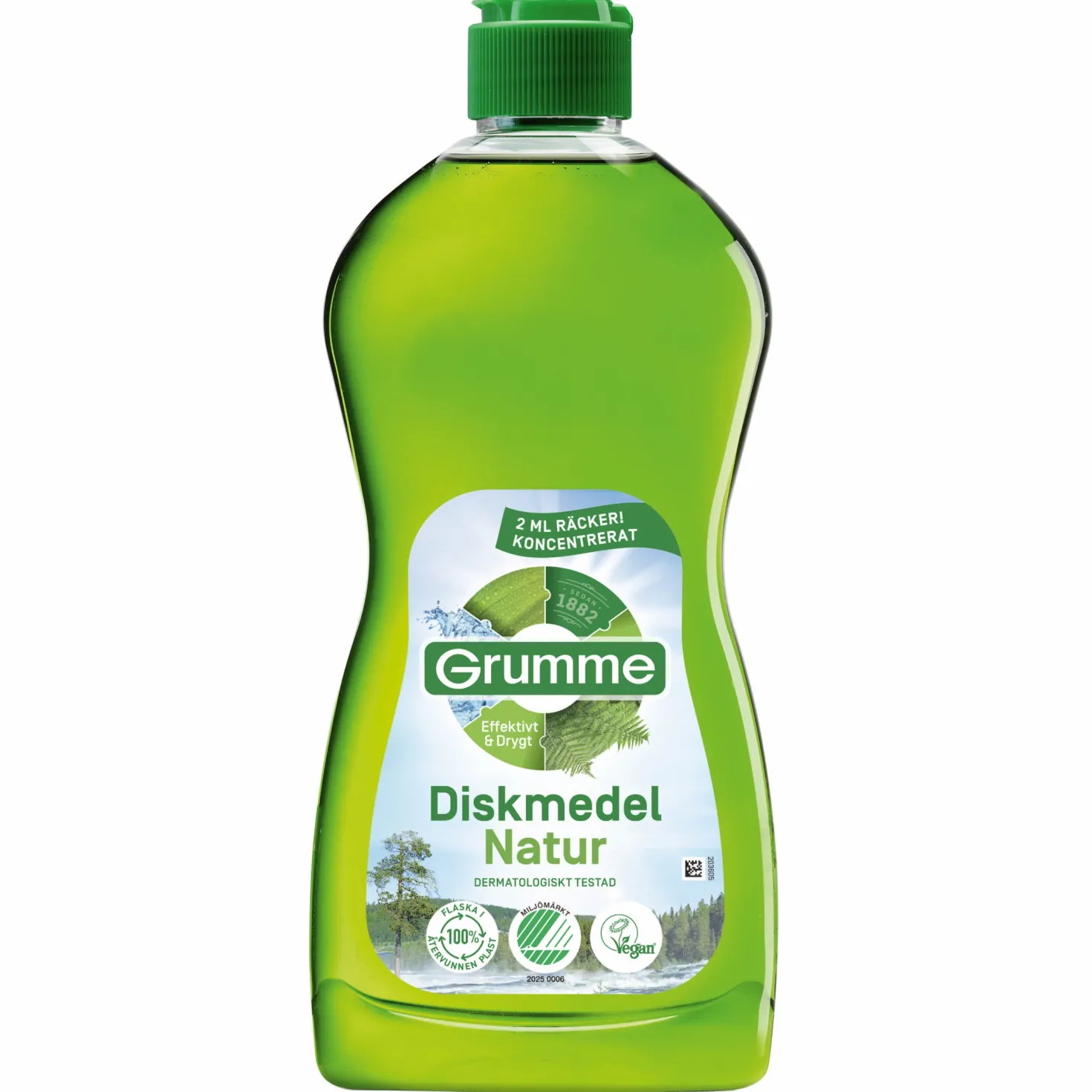 Diskmedel Grumme Natur Koncentrerat, 500 ml