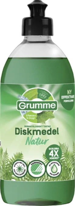 Diskmedel Grumme Natur Koncentrerat, 500 ml