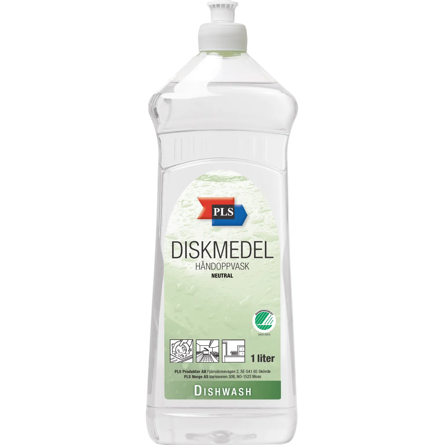 Diskmedel PLS Neutral parfymfritt, 1 liter