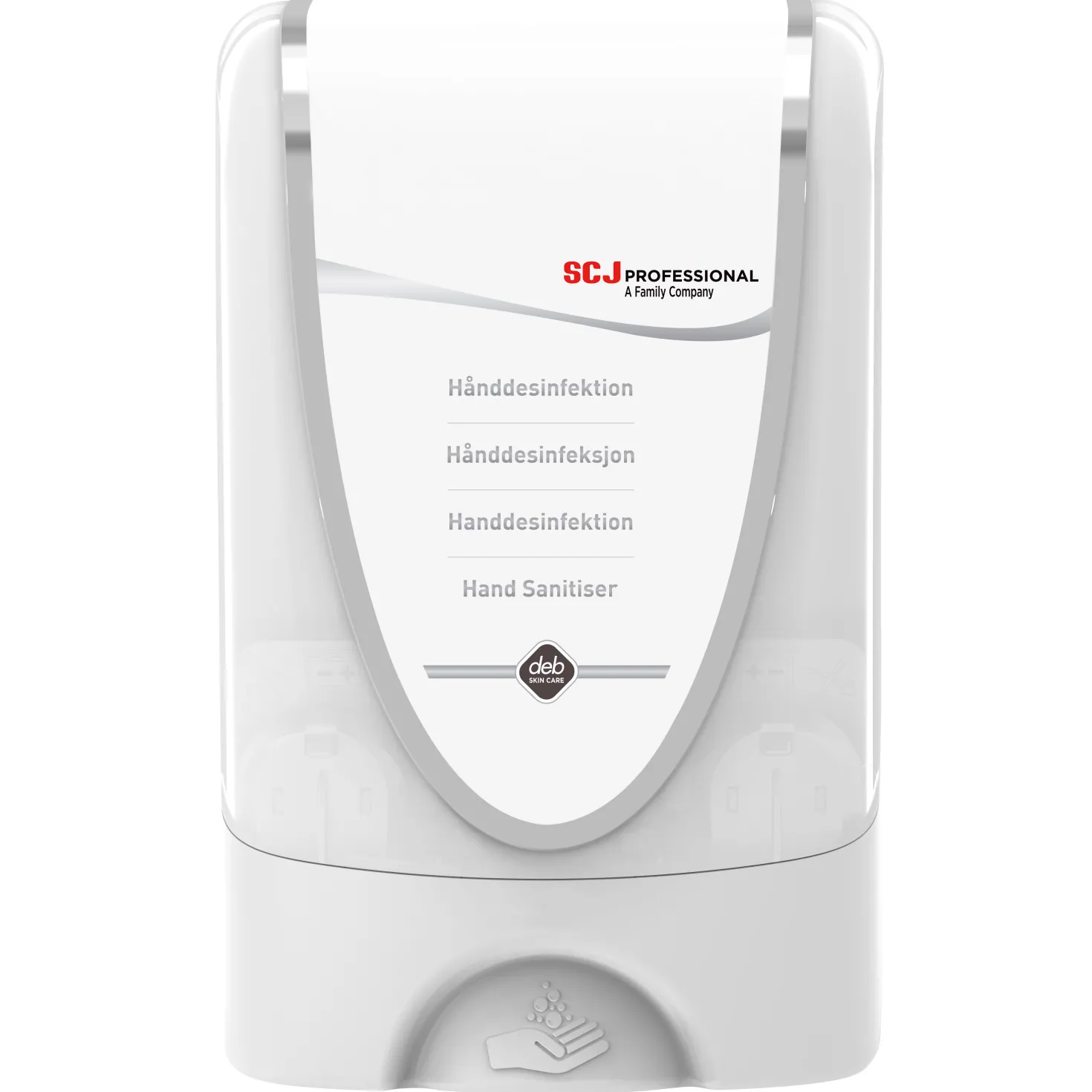 Dispenser Handdesinfektion Deb Instant TF, beröringsfri, väggmonterad