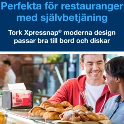 Dispenserservett Tork Xpressnap N4, vit, 1125 st