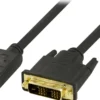 DisplayPort till DVI-kabel Deltaco, 1m, svart, Full HD 60Hz