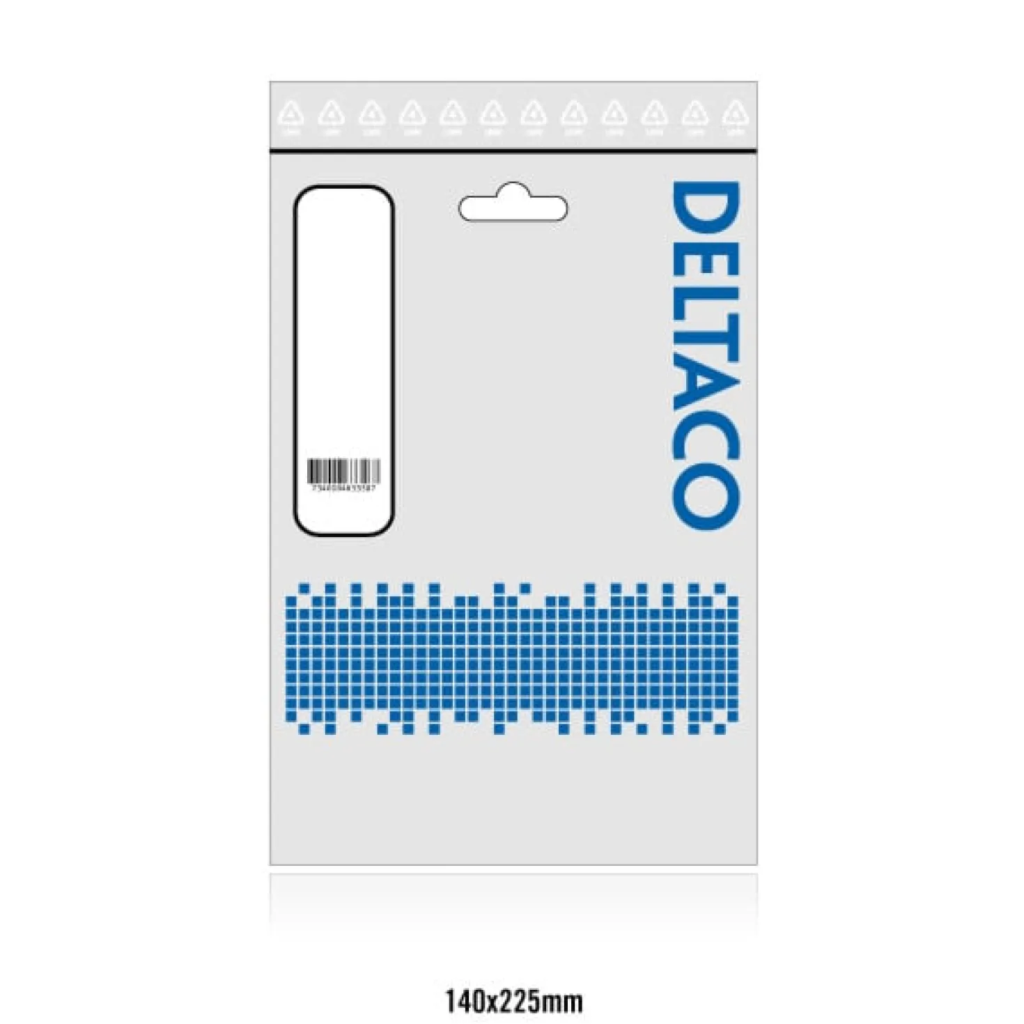 DisplayPort till DVI-kabel Deltaco, 1m, svart, Full HD 60Hz