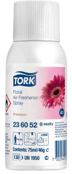 Doftspray Tork A1 Airfreshener Blom, refill, 75 ml