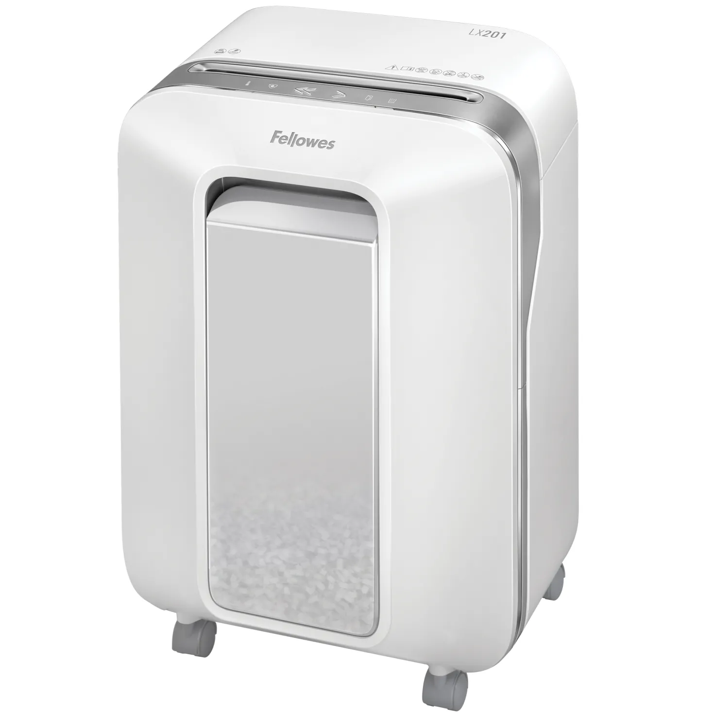 Dokumentförstörare Fellowes LX201 P-5 Micro-cut, vit