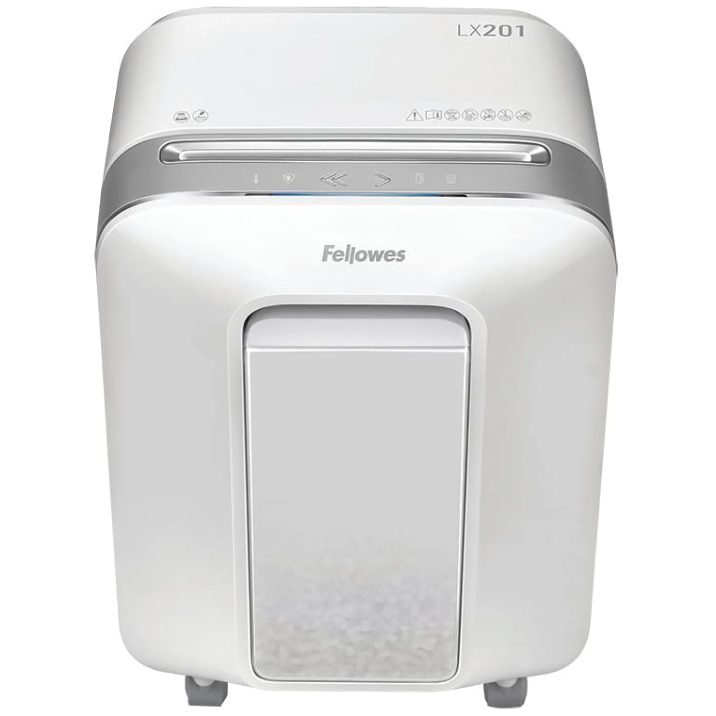 Dokumentförstörare Fellowes LX201 P-5 Micro-cut, vit
