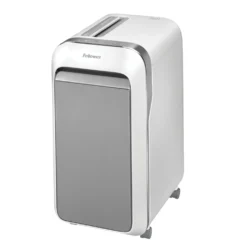 Dokumentförstörare Fellowes LX221 Mikrostrimlare P-5, vit