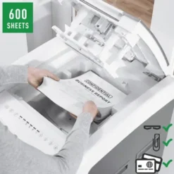 Dokumentförstörare Leitz IQ AutoFeed Office Pro 600 P5, 240 min