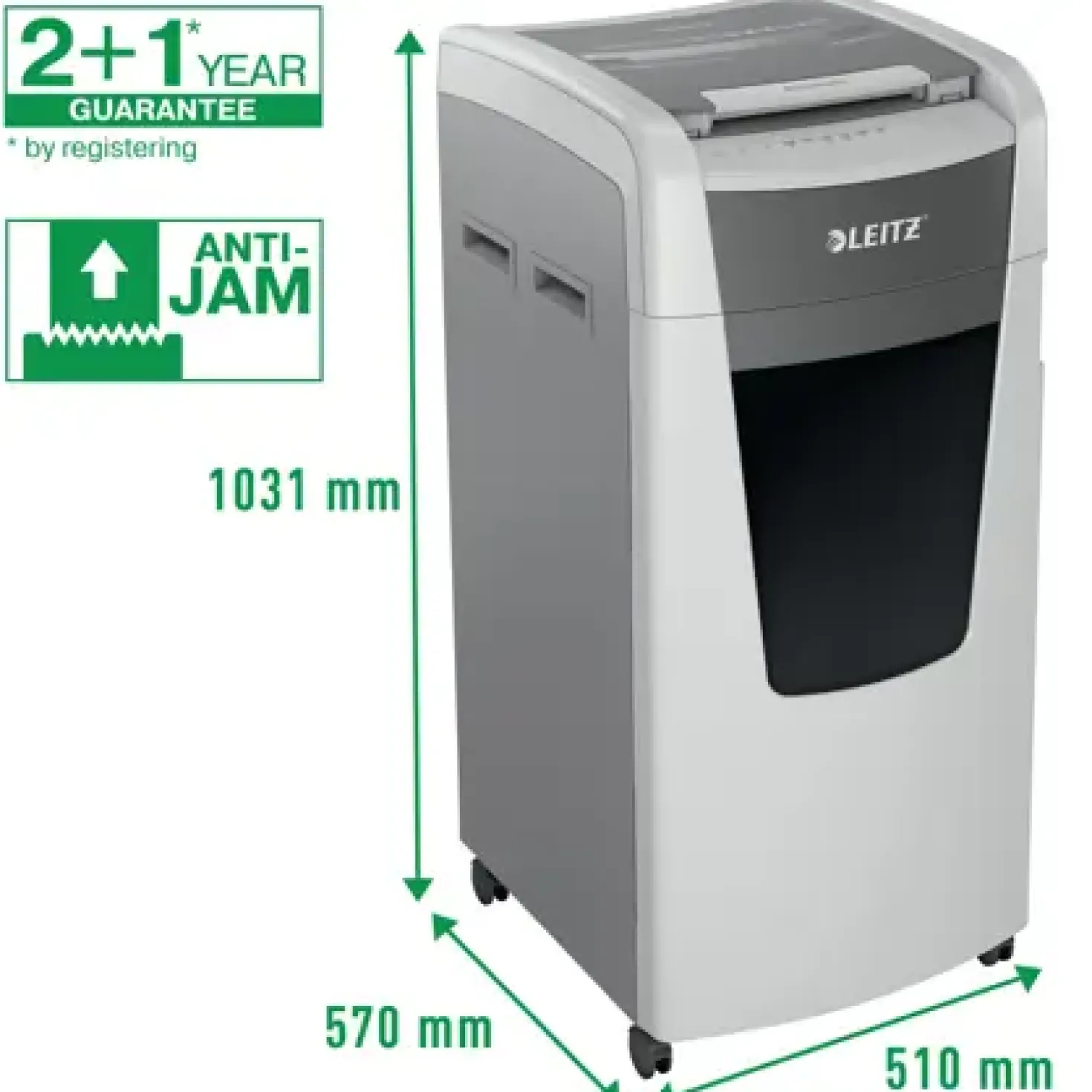 Dokumentförstörare Leitz IQ AutoFeed Office Pro 600 P5, 240 min
