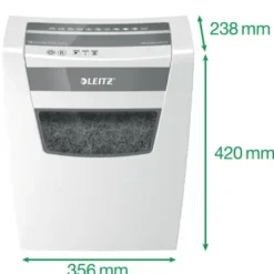 Dokumentförstörare Leitz IQ Home Office P-4, 23L