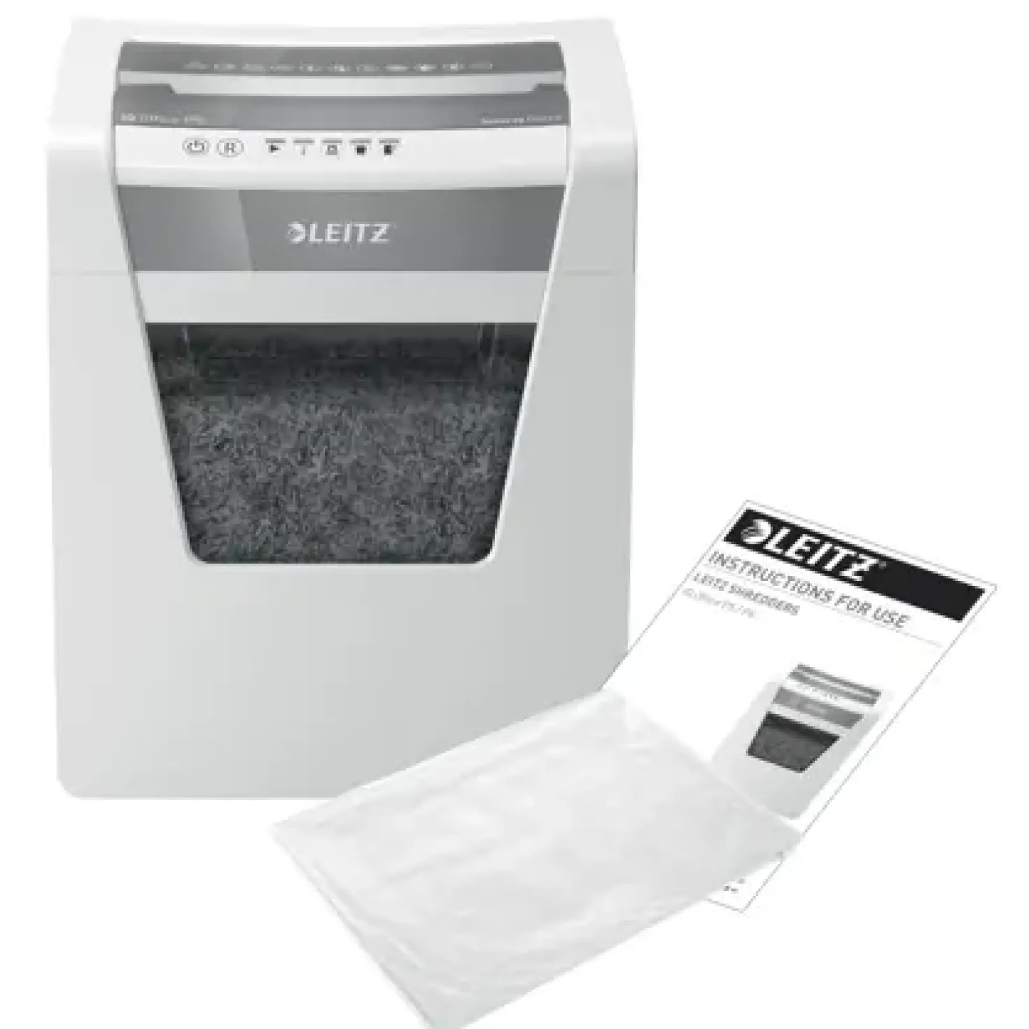 Dokumentförstörare Leitz IQ Office P5, micro-cut, 23L