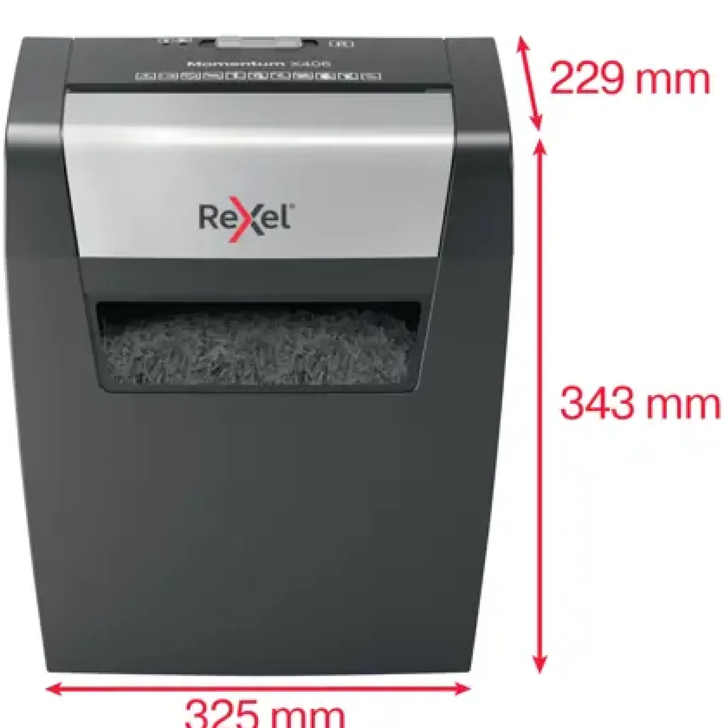 Dokumentförstörare Rexel Momentum X406 Cross-cut P-4, 15L
