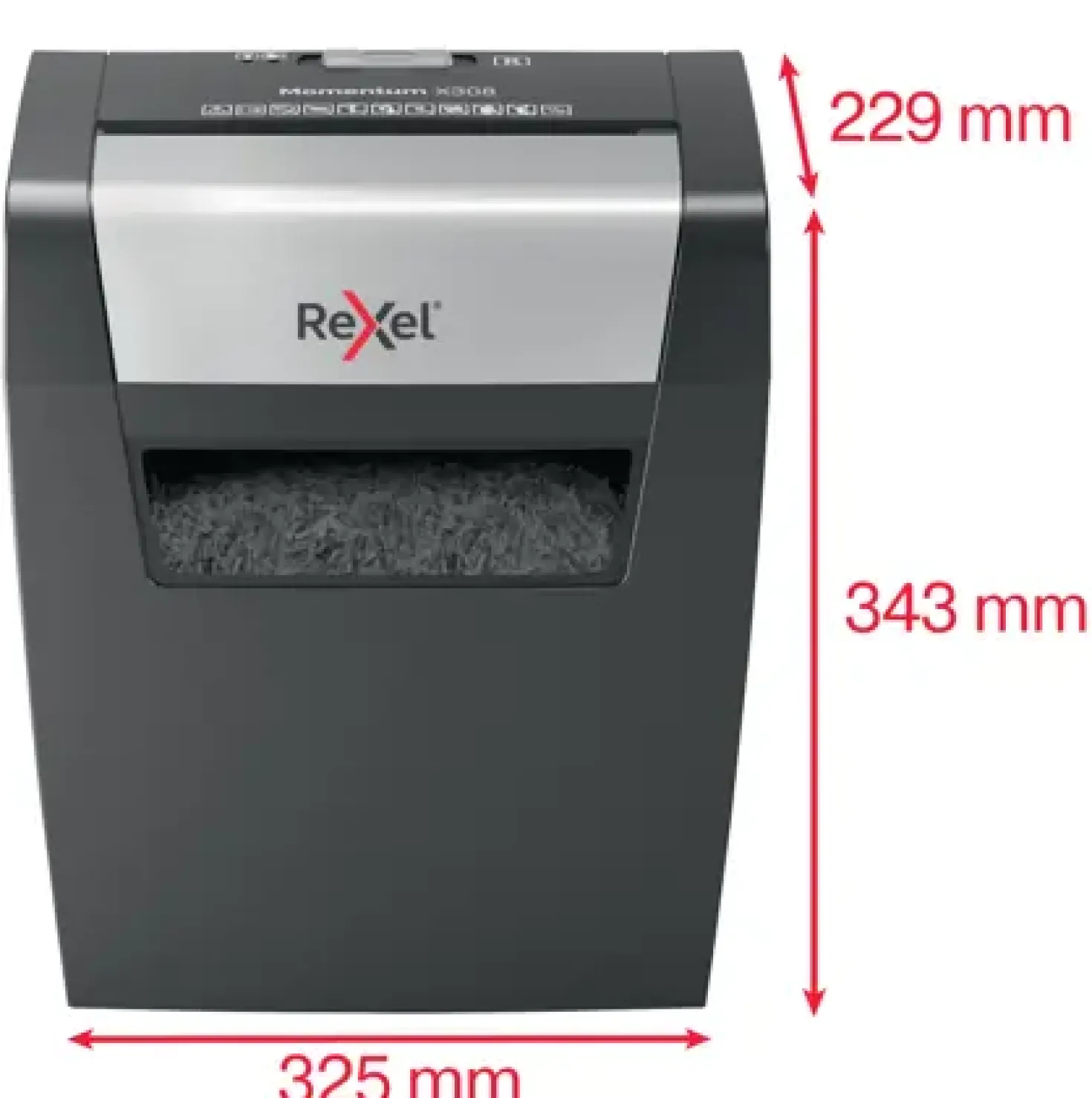 Dokumentförstörare Rexel Momentum X308 P-3, 15 liter