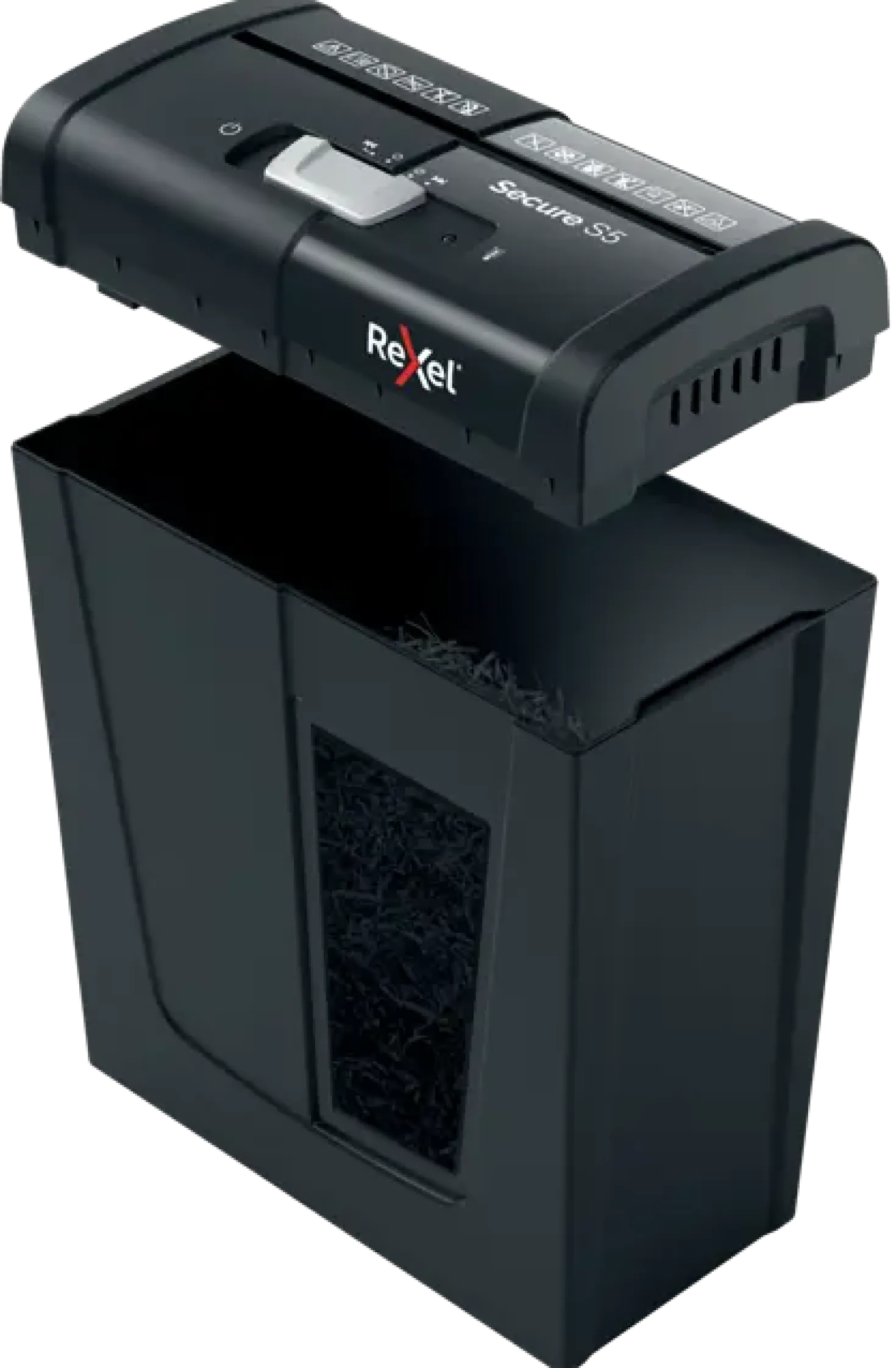 Dokumentförstörare Rexel Secure S5 P-2, strimlande