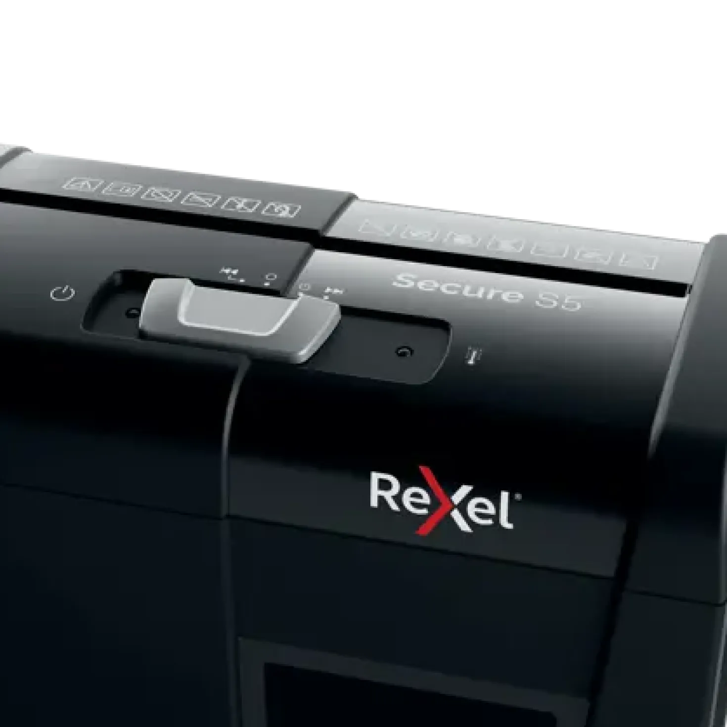 Dokumentförstörare Rexel Secure S5 P-2, strimlande