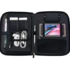 Dokumentmapp Modena B5 med powerbank, svart läder, 5000 mAh