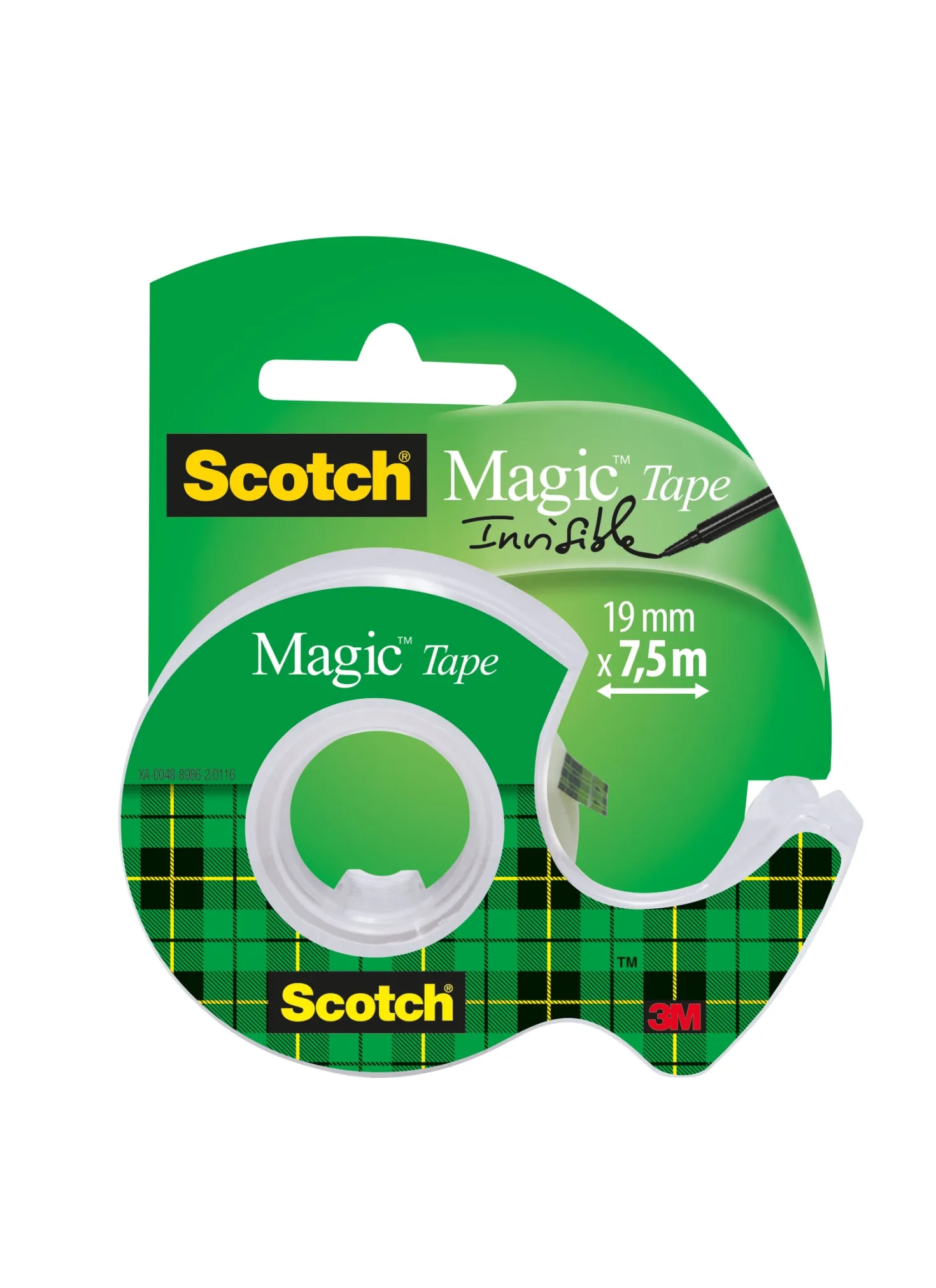 Dokumenttejp Scotch Magic 810 med hållare, 19mm x 7,5m