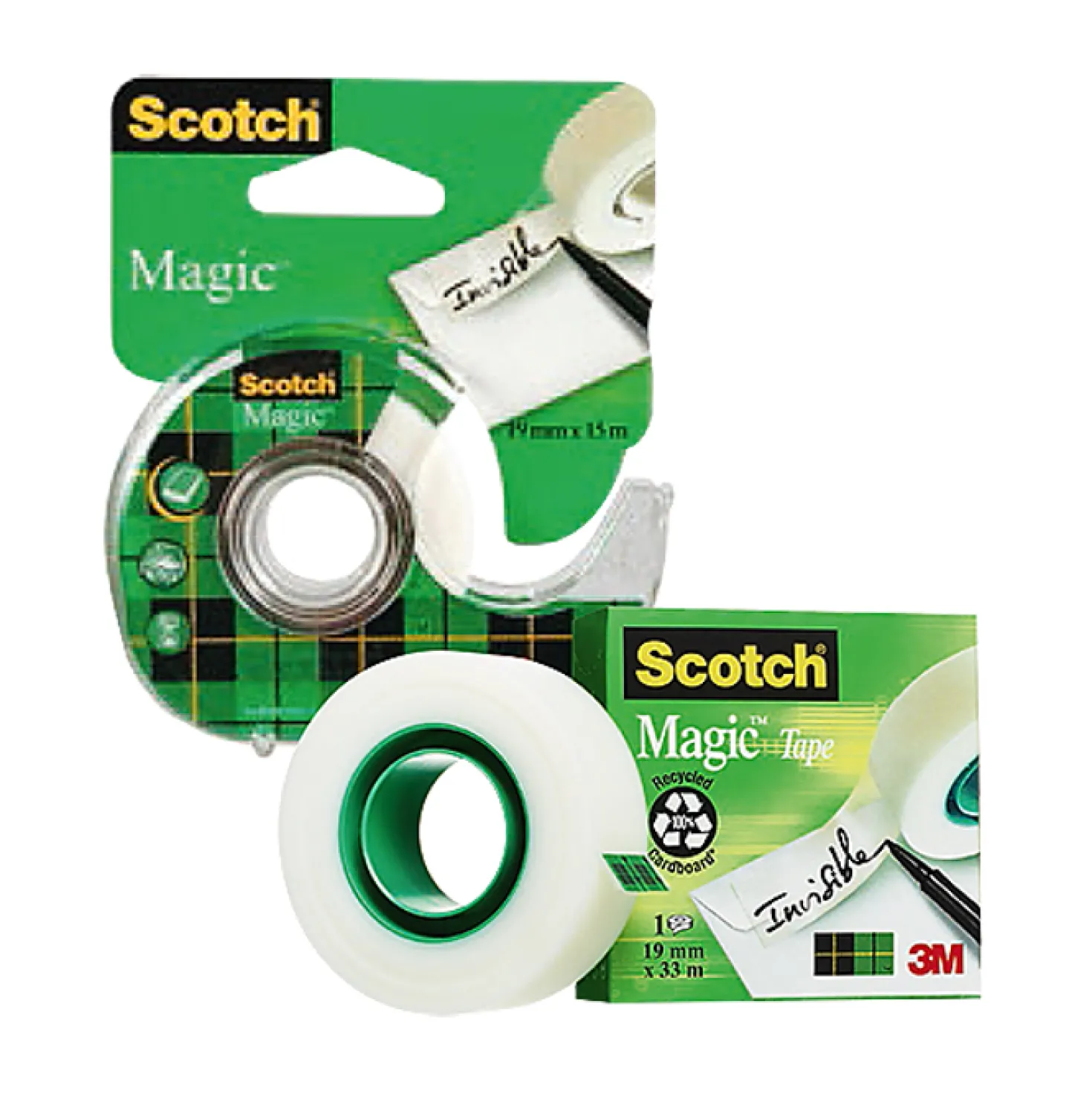 Dokumenttejp Scotch 810 Matt Arkivsäker, 12mm x 33m