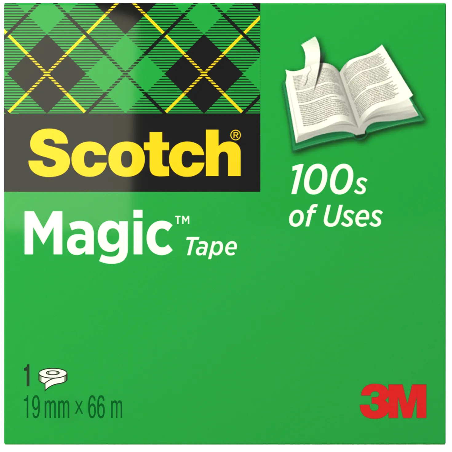 Dokumenttejp Scotch 810, matt, 19mm x 66m