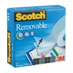 Dokumenttejp Scotch 811 Repositionerbar, 19mm x 33m