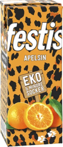Dryck Festis apelsin eko 20cl 30st/fp