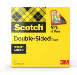 Dubbelhäftande tejp Scotch 665, 12,7mm x 32,9m, linerlös